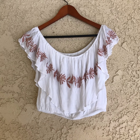 Floral Off the Shoulder Top - Picture 5 of 5